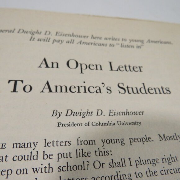 Reader's Digest 1951 Eisenhower before US Pres (30th anniversary) - Picture 5 of 16